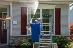 pressure washing